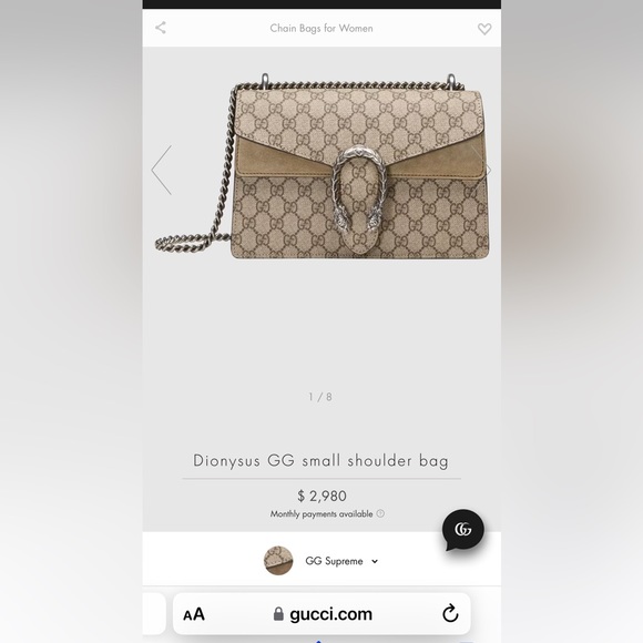 Gucci Dionysus GG small shoulder bag - Picture 2 of 10